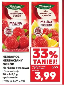 Kaufland Herbapol Herbaciany Ogród Herbata owocowa oferta