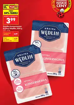 Biedronka Szynka konserwowa Kraina Wędlin oferta