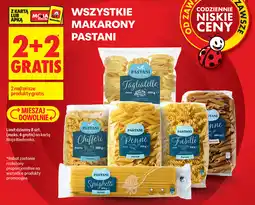 Biedronka Makarony Pastani (Tagliatelle, Chifferi, Penne, Fusilli, Spaghetti, Macaroni) oferta