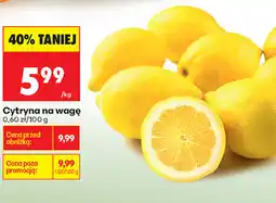 Biedronka Cytryny na wagę oferta