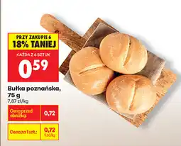 Biedronka Bułka poznańska oferta