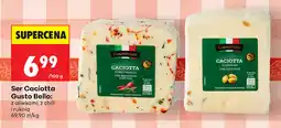 Biedronka Ser Caciotta Gusto Bello: z oliwkami, z chili i rukolą oferta
