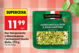 Biedronka Ser Gorgonzola z Mascarpone i pistacjami Gusto Bello oferta