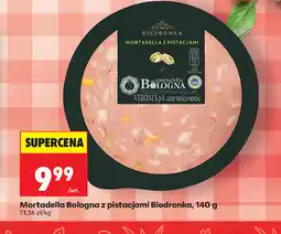 Biedronka Mortadella Bologna z pistacjami Biedronka oferta
