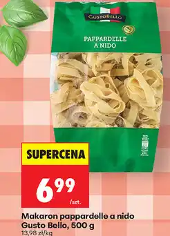 Biedronka Makaron pappardelle a nido Gusto Bello oferta