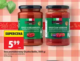 Biedronka Sos pomidorowy Gusto Bello, 350 g (arrabbiata, con verdure) oferta