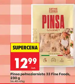 Biedronka Pinsa pełnoziarnista 33 Fine Foods oferta