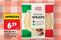 Biedronka Mini piadina wraps 33 Fine Foods oferta