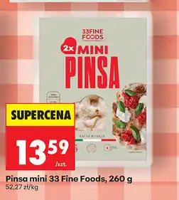 Biedronka Pinsa mini 33 Fine Foods oferta