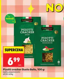 Biedronka Pizotti cracker Gusto Bello, 100 g (aglio, peperoncini) oferta