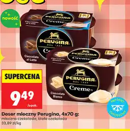 Biedronka Deser mleczny Perugina, 4x70 g: mleczna czekolada, biała czekolada oferta