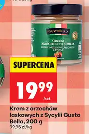 Biedronka Krem z orzechów laskowych z Sycylii Gusto Bello oferta