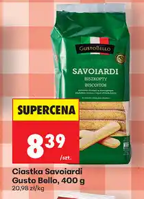 Biedronka Ciastka Savoiardi Gusto Bello oferta