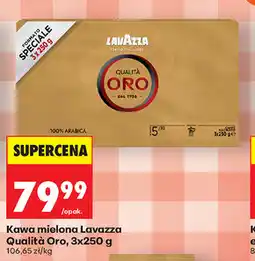 Biedronka Kawa mielona Lavazza Qualità Oro oferta