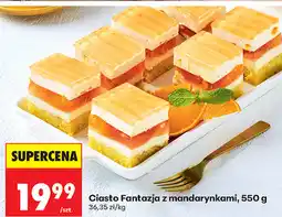 Biedronka Ciasto Fantazja z mandarynkami oferta