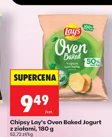 Biedronka Chipsy Lay's Oven Baked Jogurt z ziołami oferta