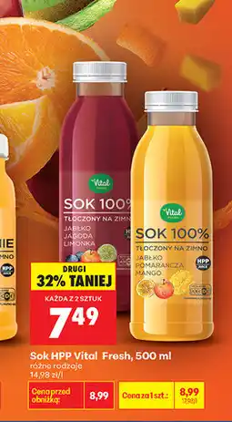 Biedronka Smoothie Vital Fresh, 250 ml (drugi smak) oferta