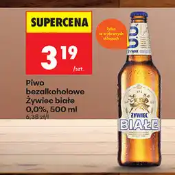 Biedronka Piwo bezalkoholowe Żywiec białe 0,0% oferta
