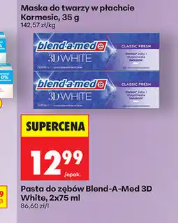 Biedronka Pasta do zębów Blend-A-Med 3D White oferta