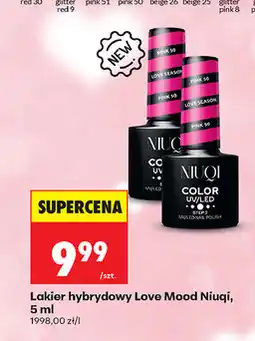 Biedronka Lakier hybrydowy Love Mood Niuqi oferta