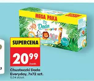 Biedronka Chusteczki Dada Everyday, 7x72 szt oferta