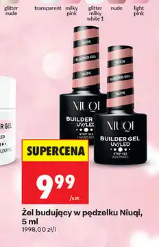 Biedronka Żel budujący w pędzelku Niuqi oferta