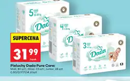 Biedronka Pieluchy Dada Pure Care oferta