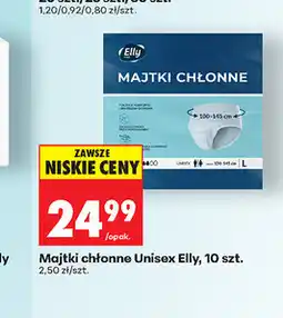 Biedronka Majtki chłonne Unisex Elly, 10 szt oferta