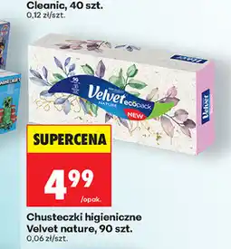 Biedronka Chusteczki higieniczne Velvet nature, 90 szt oferta