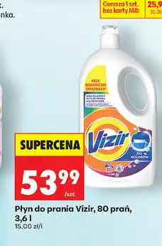 Biedronka Płyn do prania Vizir, 80 prań oferta