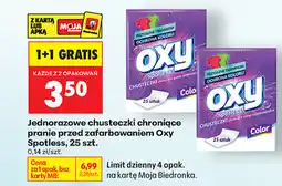 Biedronka Jednorazowe chusteczki chroniące pranie przed zafarbowaniem Oxy Spostless, 25 szt oferta
