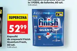 Biedronka Kapsułki do zmywarki Finish Quantum, 60 szt oferta