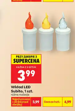 Biedronka Wkład LED Subito, 1 szt oferta