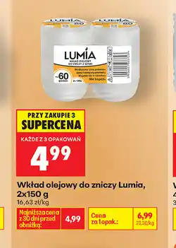 Biedronka Wkład olejowy do zniczy Lumia oferta