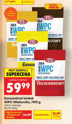 Biedronka Koncentrat białek WPC Mlekovita oferta