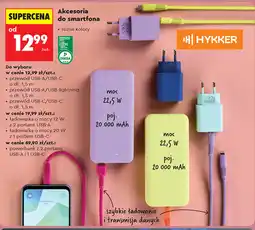 Biedronka Akcesoria do smartfona Hykker (przewody, ładowarki, powerbanki) oferta