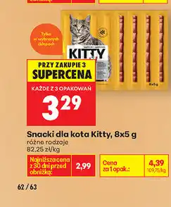 Biedronka Snaki dla kota Kitty oferta
