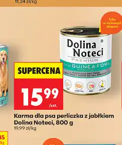 Biedronka Karma dla psa perliczka z jabłkiem Dolina Noteci oferta