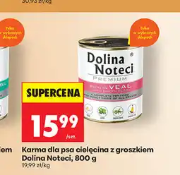 Biedronka Karma dla psa cielęcina z groszkiem Dolina Noteci oferta