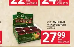 Selgros Vitax zestaw herbat 90 kopert oferta