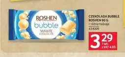 Selgros Roshen Bubble White chocolate czekolada oferta