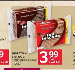 Selgros Herbatniki 370/400g oferta