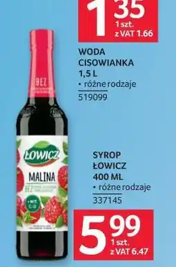 Selgros SYROP ŁOWICZ MALINA oferta