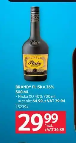Selgros Brandy Pliska 36% oferta