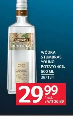 Selgros Wódka Stumbras Young Potato 40% oferta