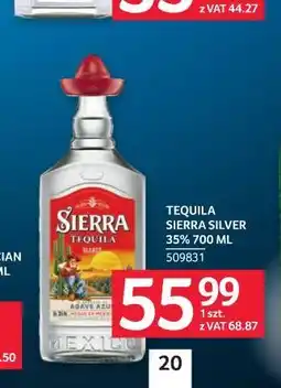 Selgros Tequila Sierra Silver 38% oferta