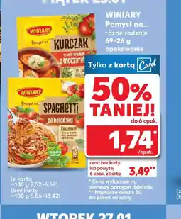 Kaufland Winiary Pomysł na... oferta