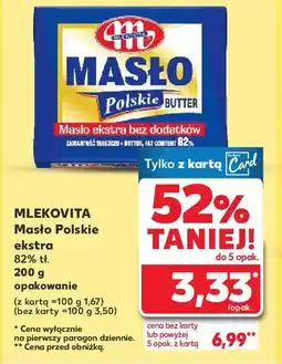 Kaufland Mlekovita Masło Polskie oferta