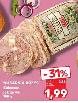 Kaufland Masarnia Krzyś Salceson oferta