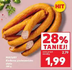 Kaufland Mazury Kiełbasa podwawelska oferta